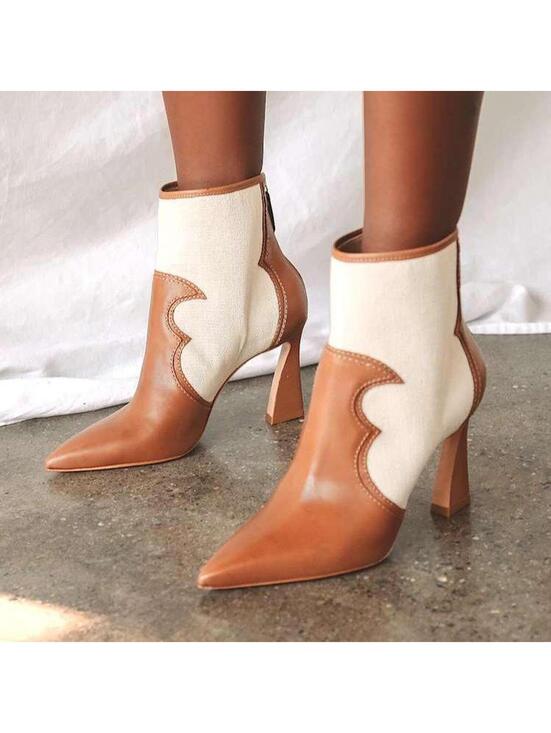 SCHUTZ Shoes - Schutz Edwiges Boot in Wood & Egg Shell